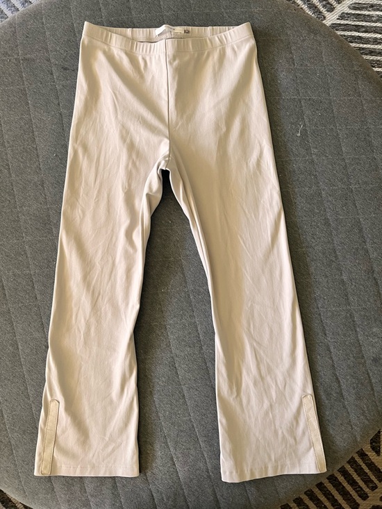 ELAINE KIM Mitra Medium Neutral Tech Cropped Pants Orig$300 Excellent Condition - Picture 2 of 8